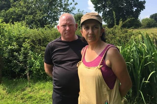 Mark Handscomb and Dr Sheila Cromie who objected to the recent planning application