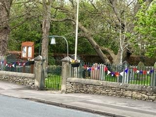 The WI Craft group in Bretherton have been working hard to decorate the village.