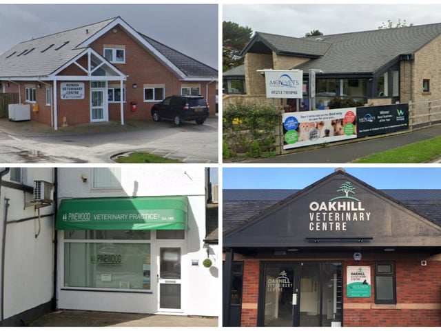 These are the highest-rated vets in and around Preston according to Google reviews