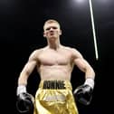 Mark Jeffers celebrates victory after defeating Joshua Quartey in Liverpool last year (Photo by Jan Kruger/Getty Images)