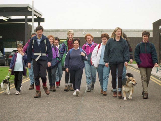 Staff at a Preston unit for adults with mental health problems took part in a mammoth sponsored walk to raise cash to buy extra comforts for their patients. Nurses and doctors at the Avondale Unit at Royal Preston Hospital walked from Preston to Garstang as part of their fun-raising drive