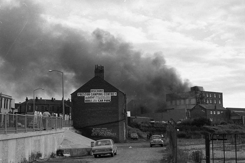 Fire breaks out at T. Ball shoe shop on Fishergate, it spread next door to the Victoria Hotel