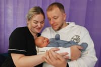 Baby Noel Peter, born October 25 at 12.31pm, weighing 7lb 4oz, to Stephanie Smith and Charlie Eidsforth from Barton.