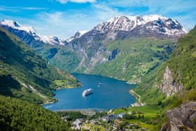 This time she will be cruising around the Norwegian Fjords. Photo: Adobe