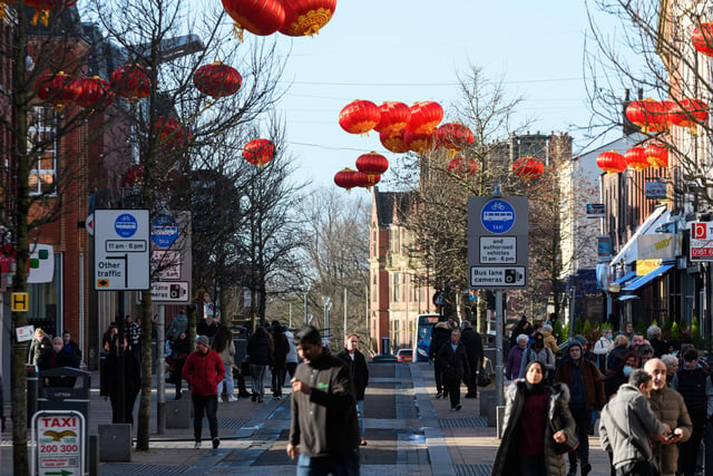 And in February this year Chinese lanterns lined Fishergate to celebrate Chinese New Year in Preston, and folk are more or less back to business