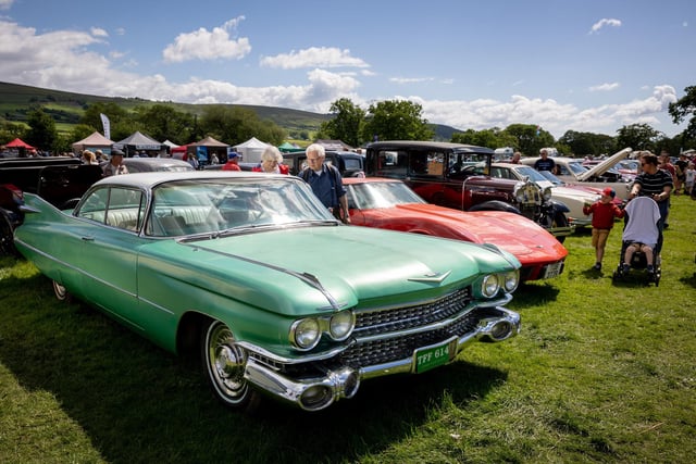 1950's era cars were also on show