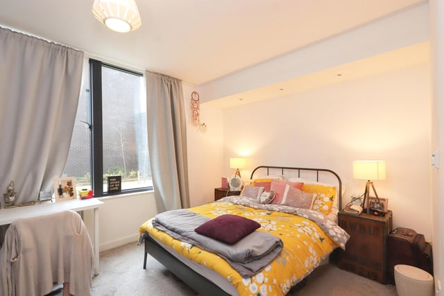 Described as generously proportioned, this is one of two double bedrooms.