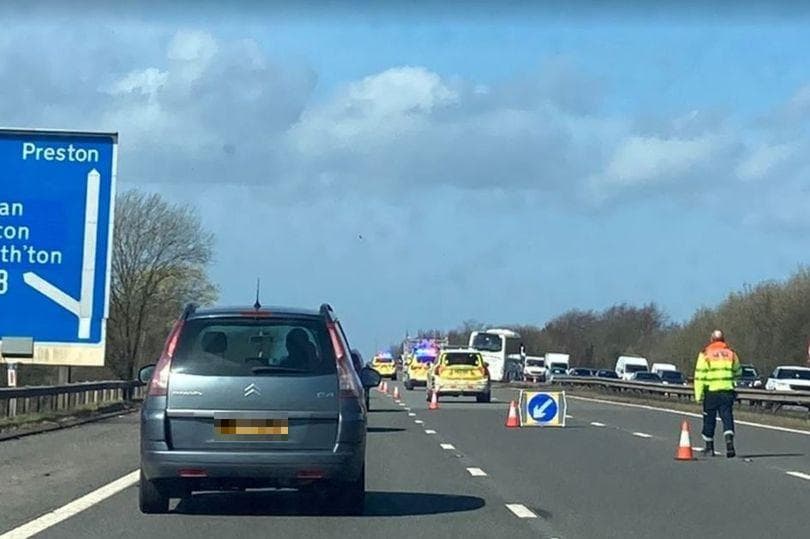 M61 updates after air ambulance called to school coach crash on motorway