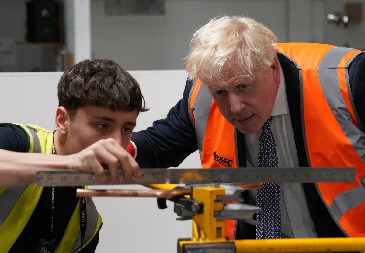 These were the scenes when Prime Minister Boris Johnson visited Lancashire after surviving confidence vote