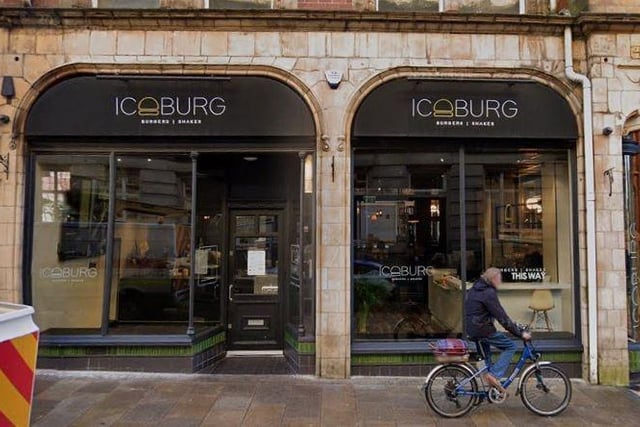 A burger had to feature on the list and it's Iceburg in the city centre that makes the top 5
