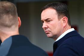 Morecambe boss Derek Adams Picture: Jack Taylor