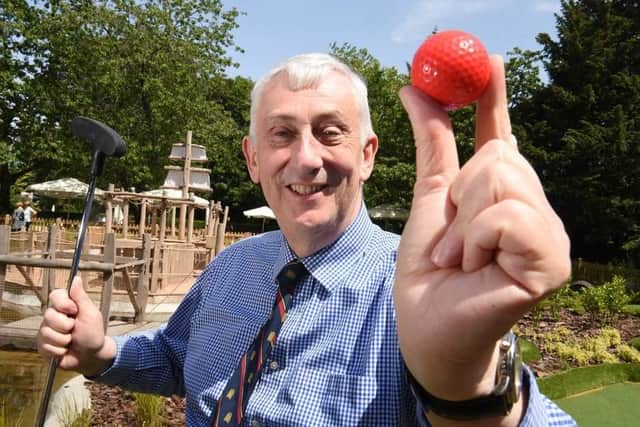 Chorley MP Sir Lindsay Hoyle helped open the golf course last month
