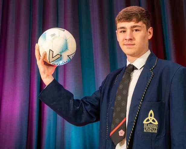 Blessed Trinity pupil Li-Bau Stowell. Photo: Andy Ford.