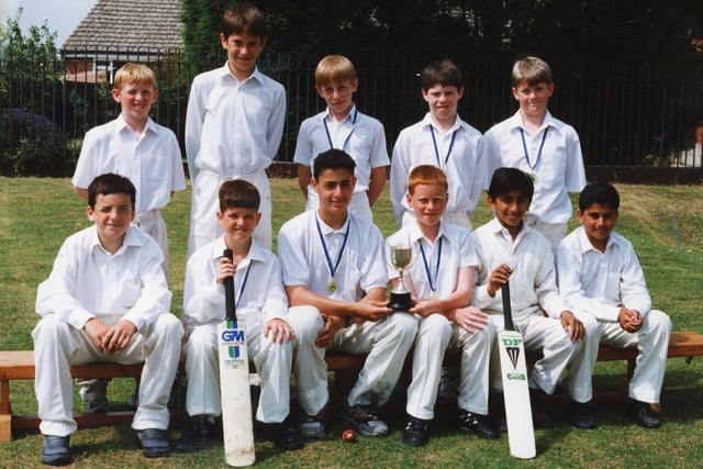 A Preston school's young cricket team blasted the opposition in the final of the Lancashire Subsidiary Cup competition. Lads in the U12 team from Fulwood High School, knocked Moorhead High School, from Accrington, for six in a stunning win to take the trophy