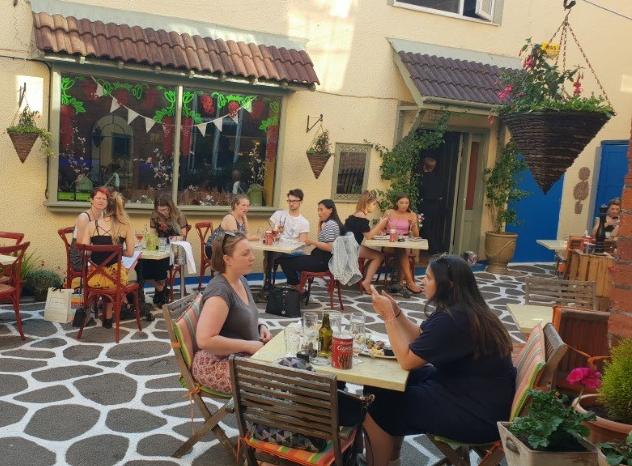 The Cafe Bar on Winckley Street has a rating of 4.5 out of 5 from 825 Google reviews