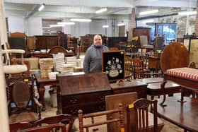 Andrew Tyson at Tyson's Antiques which is due to close.