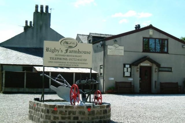 Rigby's Farmhouse on Carr Lane has a rating of 4.7 out of 5 from 207 Google reviews. Telephone 01772 632370