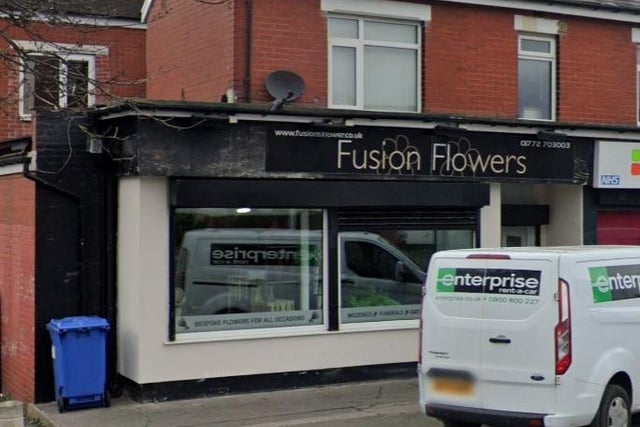 Fusion Flowers on Longridge Road, Ribbleton, has a rating of 4.8 out of 5 from 33 Google reviews
