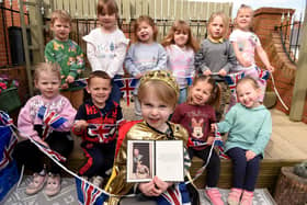 Pre school children at Small World Nursery in Leyland sent a letter of condolence to the King following the Queen's passing, and they received a thank you card.