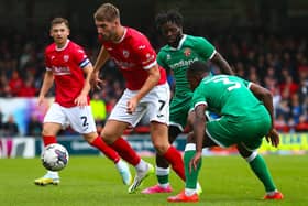 Donald Love (left) may be back in two weeks according to Morecambe boss Ged Brannan Picture: Jack Taylor