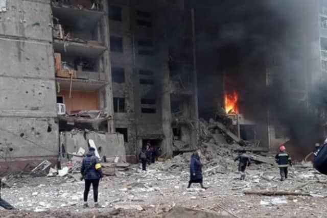 Larisa Nikitenko's home town of Chernihiv has been attacked during the invasion of Ukraine by Russia.