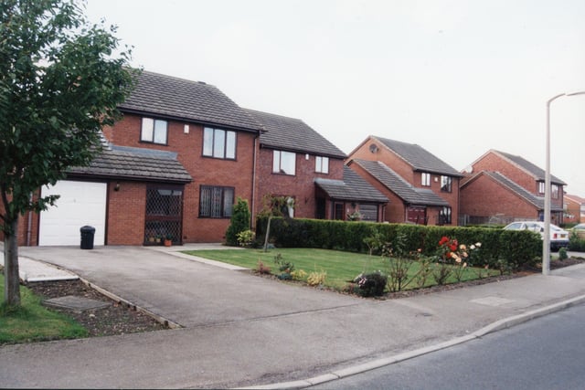 Shown here in 1995 is Bramble Court in Penwortham. These properties were self-build homes