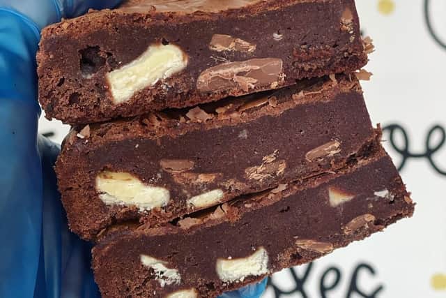 The brownies that were send off for tasting