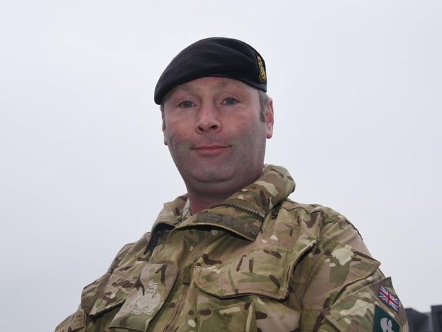 Regiment Sargeant Major Scott Porter