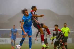 Kole Hall in action for Chorley (photo: David Airey/dia_images)