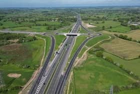 Mark Ashworth's picture of the new M55 junction.