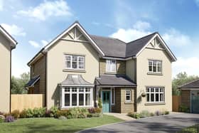 An artist's impression of one of the new properties