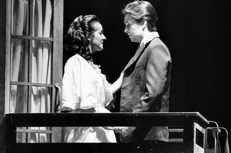 Margaret Rothwell and Alfie Boe appear in Preston Musical Comedy Society's production of West Side Story in 1993