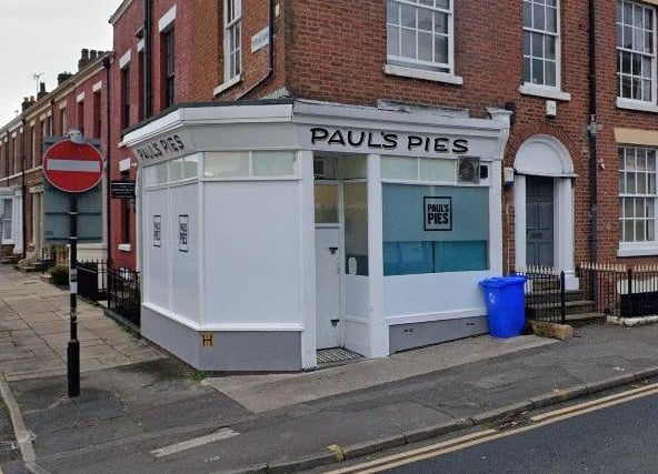 Paul's Pies on Fishergate Hill has a 5 out of 5 rating from 20 Google reviews