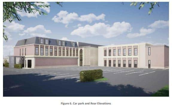 The already-approved elevations.