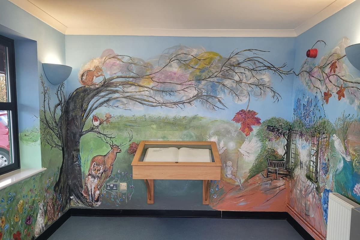 Memory Room Design Artist transforms memorial room into a space of comfort and reflection