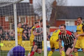 Mark Ellis wheels away after scoring the winner against Chester (photo: David Airey/dia_images)