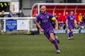 Niall Cowperthwaite was red-carded against Warrington Rylands (photo: Phil Dawson)