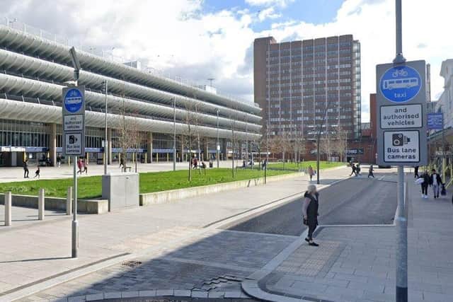 The number of motorists driving through the Tithebarn Street bus gate has plummeted since it was installed three years ago - but almost 4,000 were still caught out by it last year (image: Google)