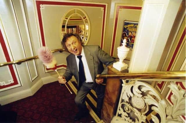 Ken Dodd at his beloved Grand Theatre in 1996