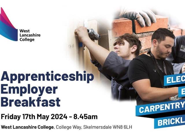 West Lancashire College invites local companies to Apprenticeship breakfast