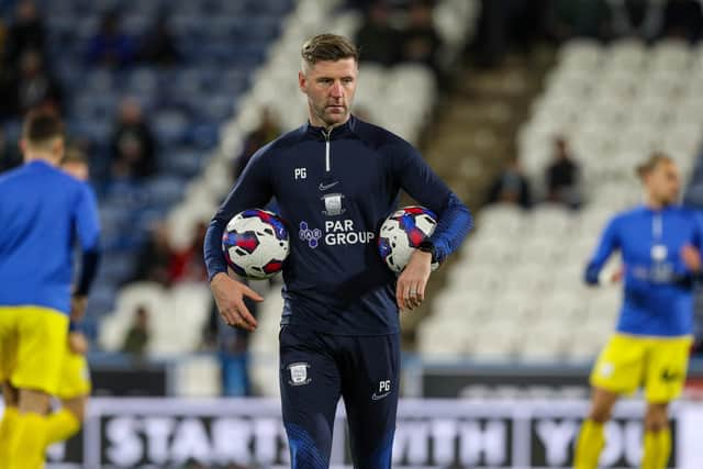 Preston North End first team coach Paul Gallagher