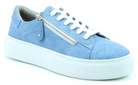 Marigold Trainer (RRP £49.95) Available in Denim Blue, Fuchsia, Stone and Yellow.