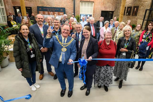 The official opening of the newly refurbished Worden Hall, Leyland by the Mayor of South Ribble, Councillor David Howarth. Picture by Paul Heyes, Friday September 30, 2022.
