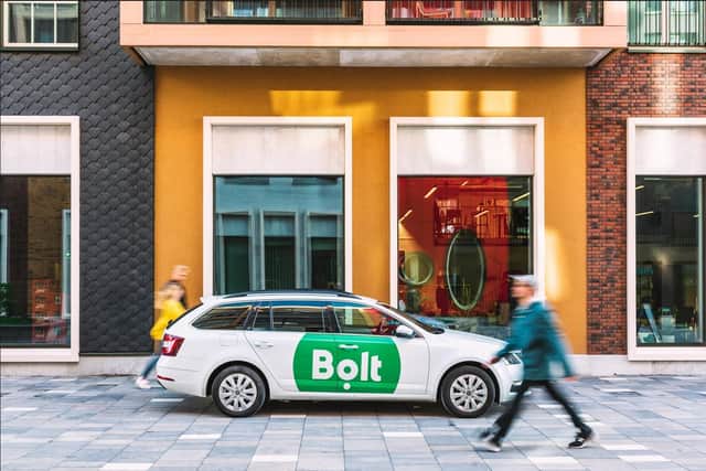 Bolt's super-app, like Uber, will put customers in direct contact with cabbies (Image: Bolt).