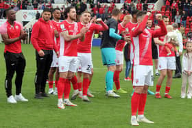 Morecambe could celebrate survival on the final day of last season