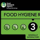 Food Hygiene Rating 3 – A rating of 25-30 achieves a food hygiene rating of 3.