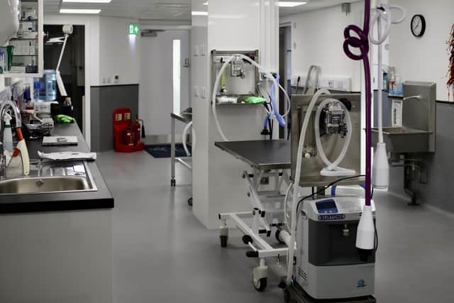 Fully equipped clinical area