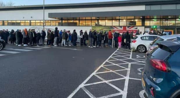 Queues stretched outside Aldi stores when Prime Hydration Drink went on sale last December