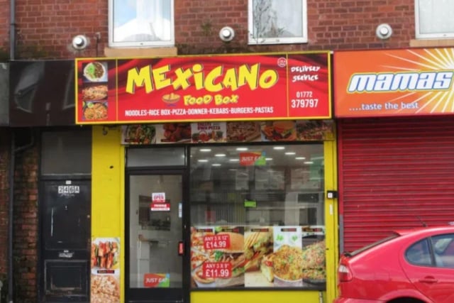 Mexicano Food Box at 246 New Hall Lane, Preston; rated on December 7