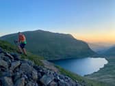 Mike makes his way from Grizedale Tarn